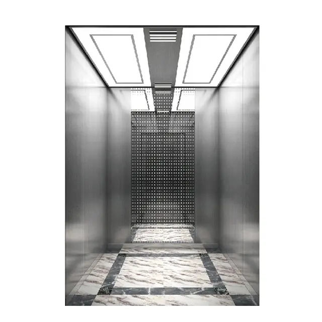 FUJI yeni tasarım cam kabin konut asansörü ev ev için asansör