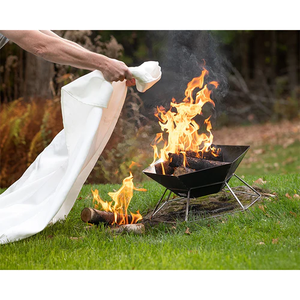 Сертифицированное асбестовое противопожарное одеяло из стекловолокна для дома для аварийного выживания и пожаротушения - Product Image 2