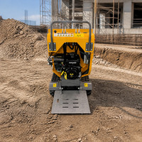 Mini-dumper sur chenilles HDL YH-500, capacité 500 kg, chenilles en caoutchouc, pour travaux de transport dans les jardins, les fermes et les vergers