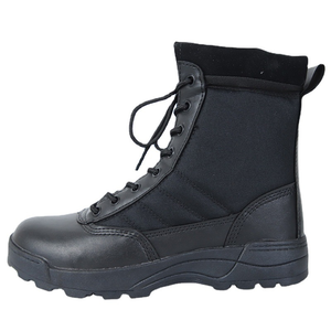 Bottes d'entraînement en cuir de vache microfibre noir légères pour l'extérieur TSB09 - Product Image 5