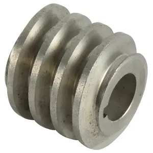 High Quality Smooth Precision Fine Machining Stainless Steel Cnc Machine Parts Worm For Transmission