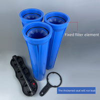 Sistema de Filtración de Agua Industrial de Polipropileno GAC de 2 Etapas, 2.5*20 Pulgadas, para Uso en Interiores y Exteriores, Venta al Por Mayor
