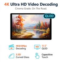 Autoradio GPS LODARK N6 11,5 pouces avec écran QLED, Android 13, UIS7870SC 6nm Octa Core, 4G LTE