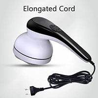 Masseur corporel électrique rechargeable à main pour femmes, vibration profonde, anti-cellulite, appareil brûleur de graisse pour le dos et les fesses