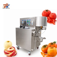 RVS pneumatische fruitpelmachine, diepvries tomaten- en persimmonpeller te koop