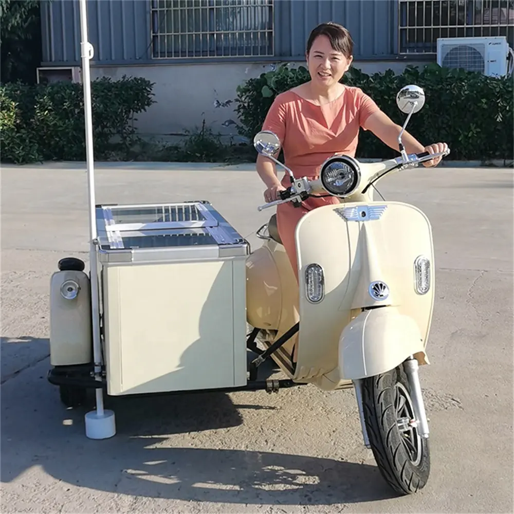 Новый дизайн, электрический мотоцикл, палочка для мороженого на открытом воздухе, киоск, трехколесный велосипед