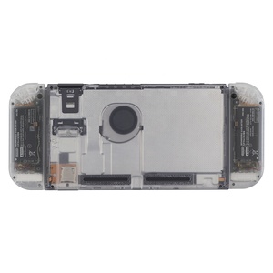 Coque transparente pour NS Switch, coque de remplacement personnalisée avec béquille, coque arrière pour console Nintendo Switch - Product Image 4