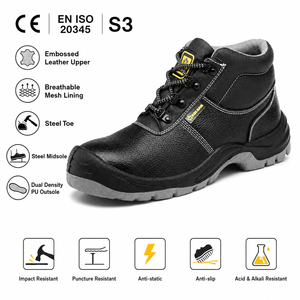 Chaussures <span class=keywords><strong>de</strong></span> <span class=keywords><strong>sécurité</strong></span> pour hommes à double densité en PU, avec embout en acier, anti-perforation, pour travaux <span class=keywords><strong>de</strong></span> construction - Product Image 6