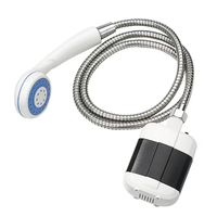 Robinet de douche électrique portable multifonction intelligent mini USB rechargeable en ABS pour animaux de compagnie, idéal pour le camping en extérieur