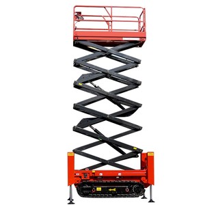 Plateforme élévatrice mobile à ciseaux pour entrepôt extérieur, 8m, 12m, 10m, chariot élévateur électrique, garantie 1 an, produit phare 2024 - Product Image 1