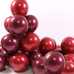 Ballon Double Latex <span class=keywords><strong>Rouge</strong></span> Cerise pour Fête <span class=keywords><strong>de</strong></span> Vacances Décoration <span class=keywords><strong>de</strong></span> Salle <span class=keywords><strong>de</strong></span> Mariage Célébration <span class=keywords><strong>de</strong></span> la Saint-Valentin-Fait à la main à Chennai - Product Image 2