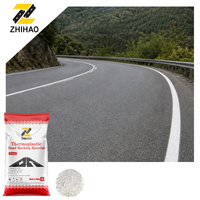 Peinture thermoplastique réfléchissante pour marquage routier, pulvérisation rapide, revêtement en poudre, rues urbaines, voies rapides, parkings