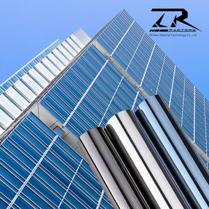 Film décoratif pour fenêtres ZIRUI AV-30, série argent réfléchissant moderne, pour bâtiments résidentiels, isolation thermique, confidentialité - Product Image 1