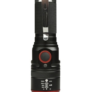 ไฟฉายพลังสูงระยะไกล Xml T6 แบบชาร์จได้พร้อมคลิปหนีบปากกา ไฟ LED สีขาว สำหรับเดินป่า ตั้งแคมป์ และใช้งานกลางแจ้ง - Product Image 3