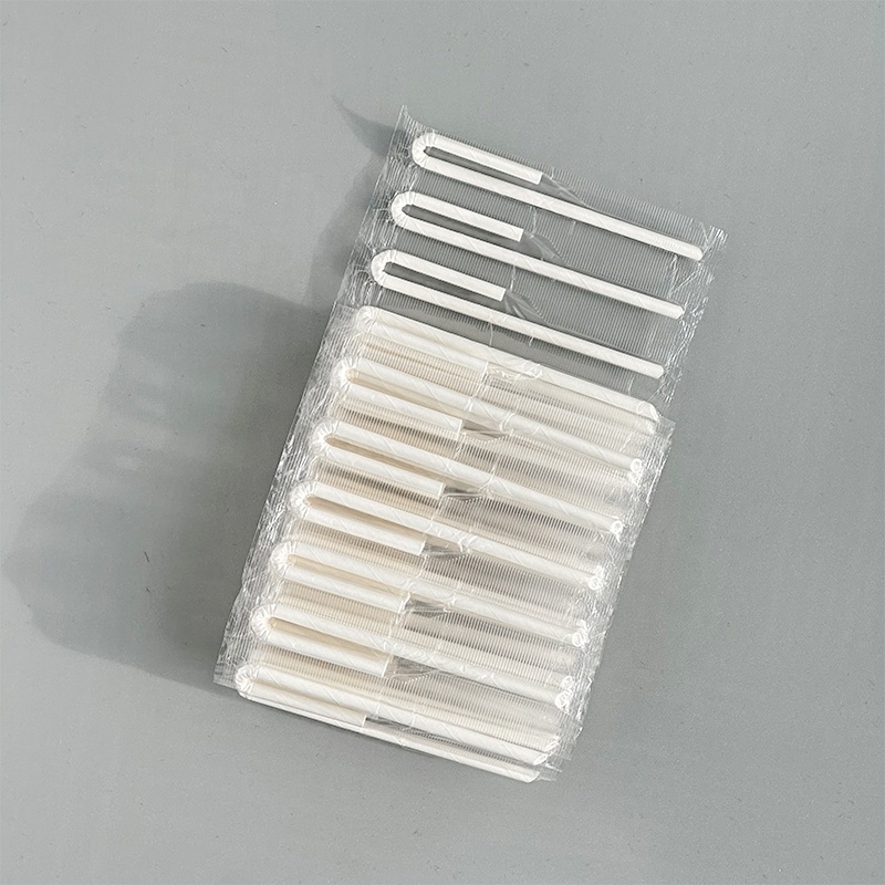 Eco Friendly Disposable Bendy U-Shaped Straw Smoothie Milk Juice Biodegradable Drinking Paper Straws for Brick Boxes