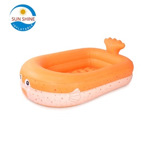 <span class=keywords><strong>Piscina</strong></span> Inflable Infantil con Toldo de PVC Ecológico Sunshine, Diseño de Pez Dorado, Azul/Naranja, para Verano, <span class=keywords><strong>Piscina</strong></span> Infantil para Exteriores - Product Image 6
