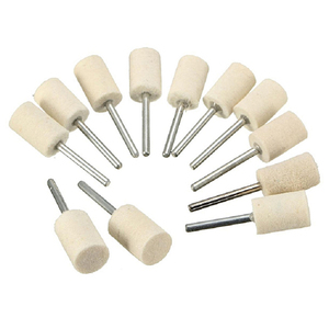 Disque de <span class=keywords><strong>polissage</strong></span> abrasif en feutre de laine monté sur support pour le <span class=keywords><strong>polissage</strong></span> des métaux - Product Image 4