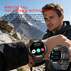 <span class=keywords><strong>Smartwatch</strong></span> SENBONO KC91 con GPS, Bussola, <span class=keywords><strong>Monitoraggio</strong></span> della Frequenza Cardiaca, Fitness Tracker e Impermeabilità 3ATM - Orologio Intelligente per Uomo - Product Image 5
