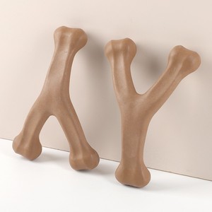 Jouet à mâcher pour chien en forme de Y indestructible, non toxique, bâton à mâcher résistant pour chiens de grande et moyenne taille, nettoyage des dents, jouet à mâcher pour <span class=keywords><strong>chiot</strong></span> - Product Image 1