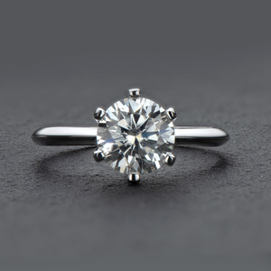 Factory Wholesale Cut 1.8ct VVS GRA Moissanite Prong <b>Set</b> Eternity Band <b>Ring</b> 14K Gold Filled Trendy Anti Tarnish Jewelry for - Product Image 3