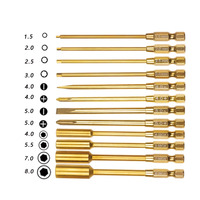Jeu de tournevis à embouts interchangeables 12 en 1, hexagonal, cruciforme, plat, embout pour écrous, personnalisable OEM pour modèle RC