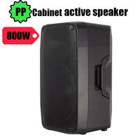 Haut-parleur actif OEM Classe H avec suppression automatique du microphonoïdilement, 123 dB SPL RMS pour DJ, scène live et performances de groupe