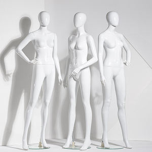 หุ่นโชว์ผู้หญิงสีขาวมันวาวใหม่หุ่นโชว์ทั้งตัวดีไซน์แฟชั่นใหม่สำหรับหน้าต่างร้านค้า - Product Image 5