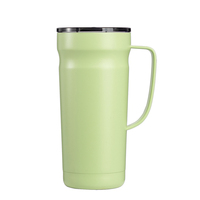 Gobelet isotherme en acier inoxydable personnalisé de 600 ml, portable, pour le voyage, tasses à café thermiques