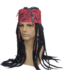 <span class=keywords><strong>Carnaval</strong></span> Pirates Caraïbes Costume Jack Sparrow <span class=keywords><strong>Masque</strong></span> Cosplay Adulte Capitaine <span class=keywords><strong>Pirate</strong></span> Foulard pour Halloween Mascarade Party <span class=keywords><strong>Masque</strong></span> - Product Image 4