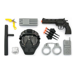 Set <span class=keywords><strong>di</strong></span> Giocattoli in Plastica per Bambini con Accessori da Poliziotto per Halloween e Natale, Giochi <span class=keywords><strong>di</strong></span> Ruolo e Simulazione Militare - Product Image 6