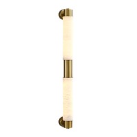 Lampe murale en albâtre LED de style moderne et minimaliste pour salon, chambre à coucher, chevet ou couloir