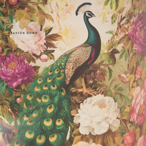 <span class=keywords><strong>Poubelle</strong></span> décorative Paon et Fleurs, en plastique et similicuir avec seau intérieur amovible, <span class=keywords><strong>poubelle</strong></span> de salle de bain de luxe - Product Image 4