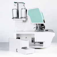 Machine à coudre surjeteuse domestique MYSEW MRS334, 1200 tr/min, 4 fils, 30x22x32cm, design compact pour la couture à domicile