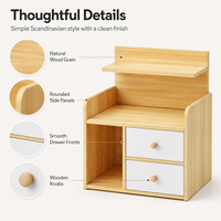 Table de Chevet Moderne Simple avec Rangement, Petite Table d'Appoint Nordique pour Chambre à Coucher, Vente en Gros