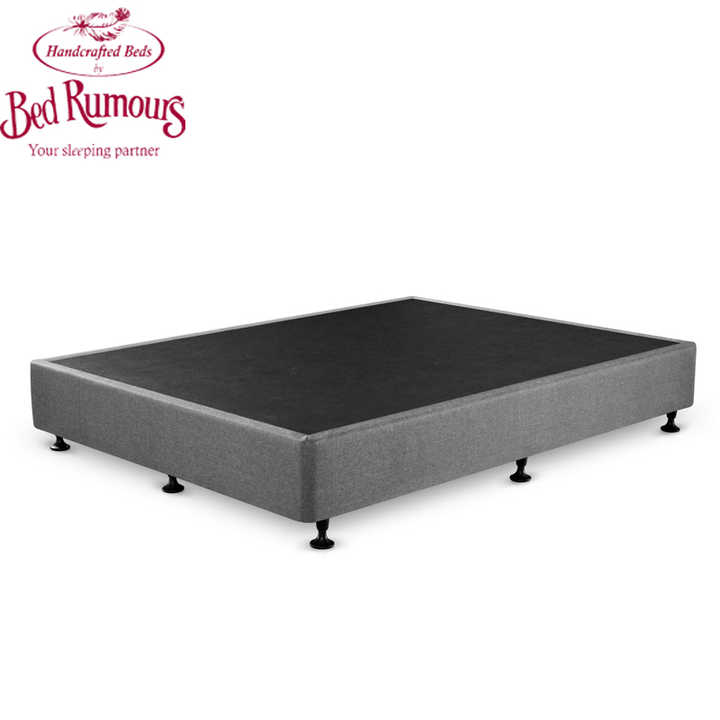 Customize Size Hotel Upholstered Platform Solid Wood and Fabric Popular king Queen Size Bed Base