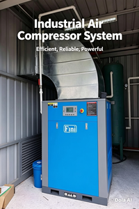 Compresseur d'air à vis stationnaire TAYO SR1030 30 CV 415 V, refroidi par air, lubrifié, machine industrielle - Product Image 1