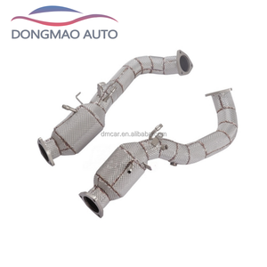 Collecteur <span class=keywords><strong>d</strong></span>'échappement haute performance en acier inoxydable avec fonction <span class=keywords><strong>d</strong></span>'<span class=keywords><strong>isolation</strong></span> pour Porsche 718 GT4 RS 4.0L - Product Image 4