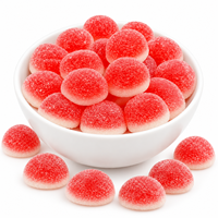 Bonbons gélifiés à la fraise Halal pour enfants, bonbons personnalisés OEM, marque privée, vente en gros, fournisseurs de bonbons en Chine