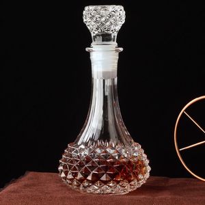Carafe à <span class=keywords><strong>vin</strong></span> en verre cristallin, style classique transparent, écologique, idéale pour les fêtes - Product Image 3