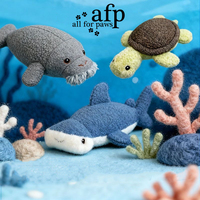 Jouet en peluche pour animaux de compagnie AFP, résistant aux morsures, jouet à mâcher qui couine, jouet interactif pour chiots, pour le nettoyage des dents
