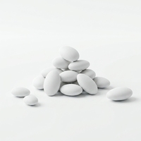 Diffuseur d'huiles essentielles en céramique artisanale en forme de galet - Blanc pur non émaillé - Chaque pièce est unique, sans deux identiques - OEM
