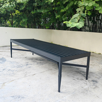 Ensemble de salle à manger en aluminium de style moderne, série Design, durable, résistant au soleil, avec coussins, mobilier de jardin personnalisable