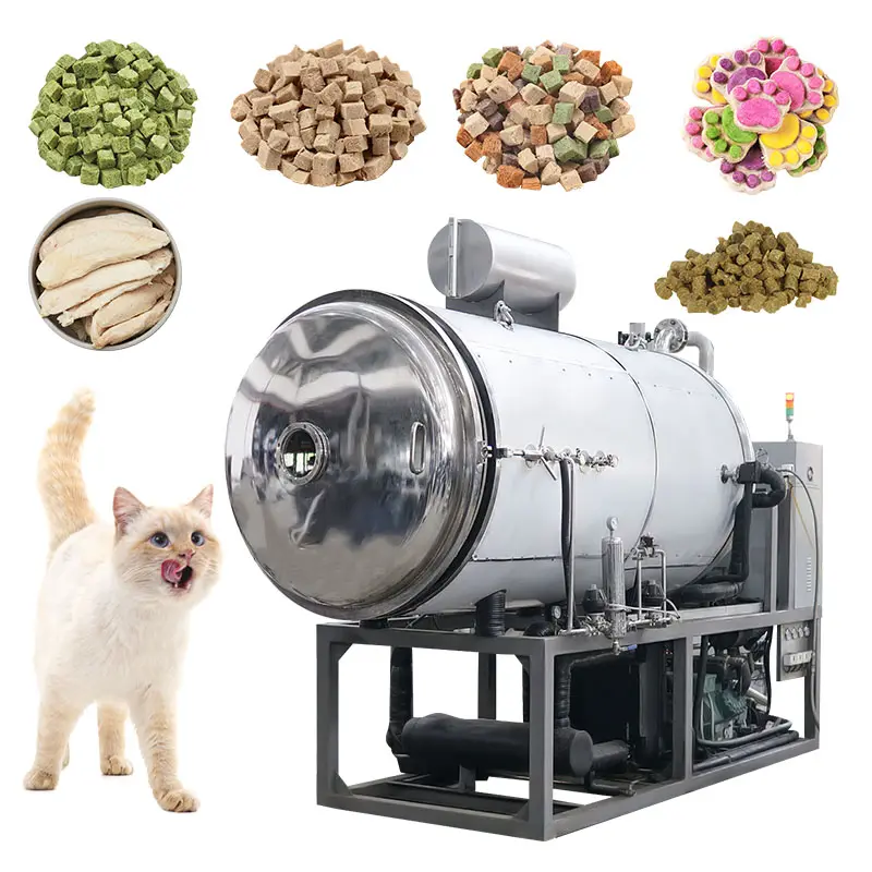 Fish Animal Offal Chicken Lyophilization Industrial Vacuum Freeze Dryer