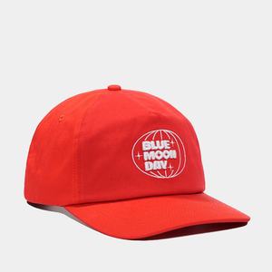 Gorra de Béisbol Snapback de 5 Paneles con Bordado 3D Personalizado con Logotipo OEM, Gorra de Moda de Algodón Rojo con Visera Ligeramente Curvada - Product Image 4