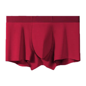 <span class=keywords><strong>Boxer</strong></span> da <span class=keywords><strong>Uomo</strong></span> Rossi a Vita Media, Traspiranti, Ecologici, Senza Cuciture in Modal per l'Indossamento Festivo del Capodanno Cinese - Product Image 5