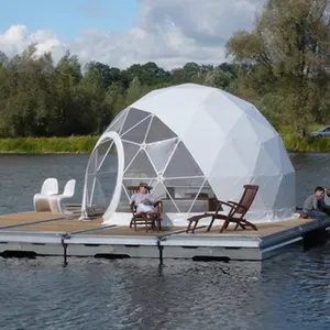Großhandel Transparent Zelt Luxus Stahl Zelt Haus Geodätischen Kuppeln Camping Zelt