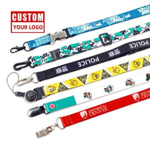 Cheap Custom Bulk Key ID Badge Holder Anime Sublimation Lanyards - Product Image 6