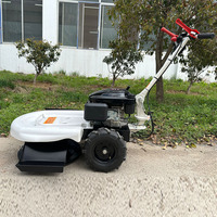 Tondeuse à gazon autoportée haute performance 6000w Tondeuse à essence à poussée manuelle Tondeuse à gazon haute puissance 160kgs de poids