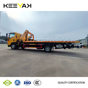 Grúa de Remolque de 4 Toneladas 4x2 con Motor Diésel Isuzu, Camión Portacoches con Grúa de 2 Toneladas y 3.2 Toneladas para Rescate en Carretera - Product Image 4