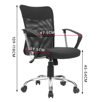 Échantillon Gratuit - Chaise de Bureau Moderne Innovante en Acier Inoxydable Chinois avec Dossier Haut en Maille, Pivotante et Réglable, Provenant de Chine